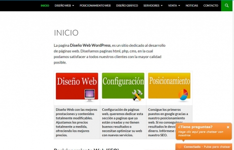 Diseño web Wordpress