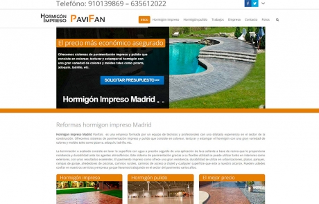 Hormigón impreso Pavifan